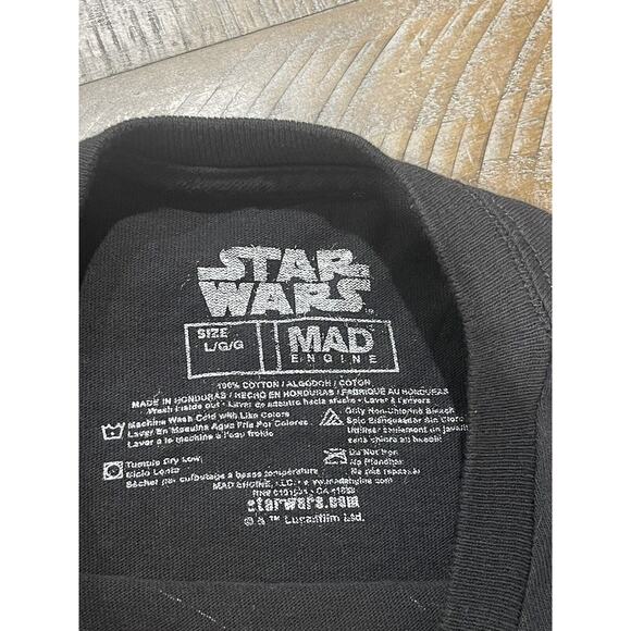 Star Wars The Mandalorian Din Djarin The Child Colorful T Shirt Sz L Baby Yoda - Picture 4 of 4